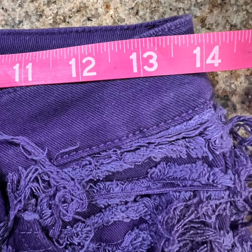 Guapi Jeans Mens 28 Purple Distressed Shredded Flare Pants
Brand New with Tags - Picture 5 of 13